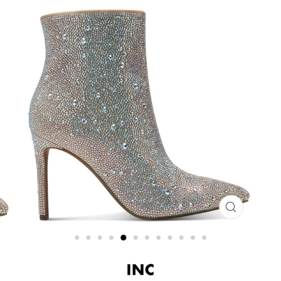 INC Womens Reisa Pointed Toe Dressy Heeled Ankle Booties - Size 6 - Picture 2 of 3